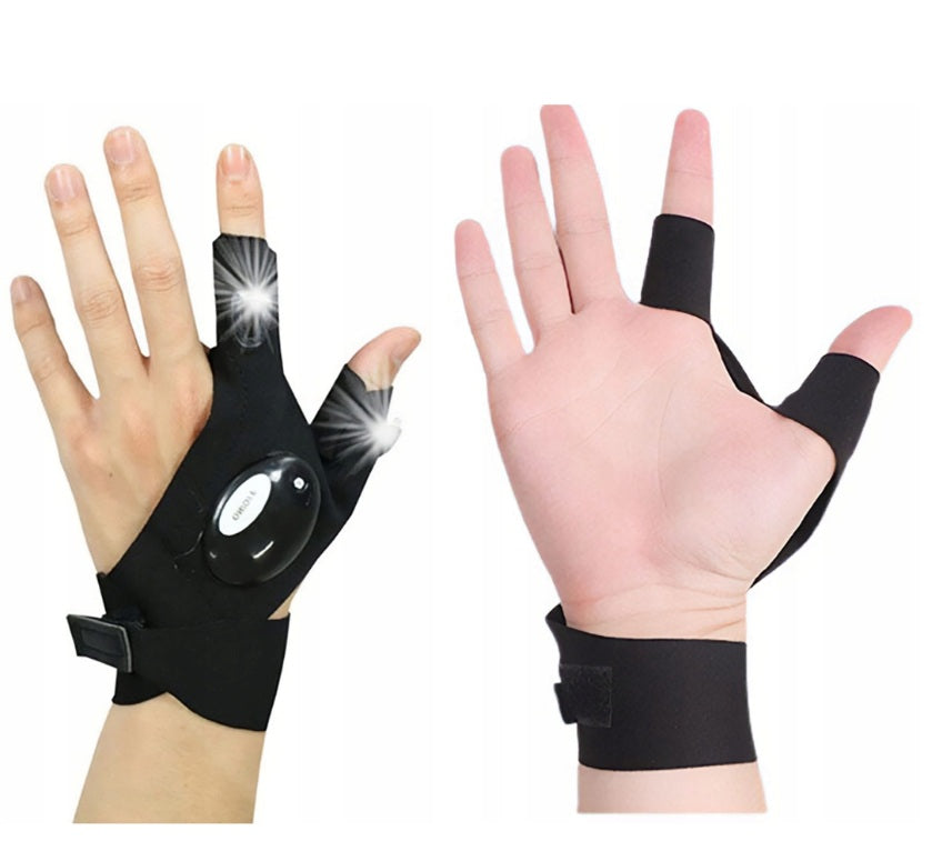 Rękawiczki z Latarką LED — Precyzyjne Oświetlenie Do Pracy w Ciemnych Miejscach