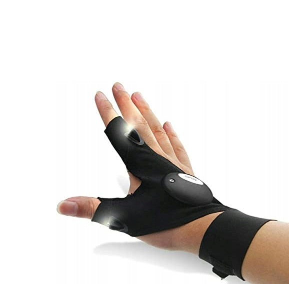 Rękawiczki z Latarką LED — Precyzyjne Oświetlenie Do Pracy w Ciemnych Miejscach