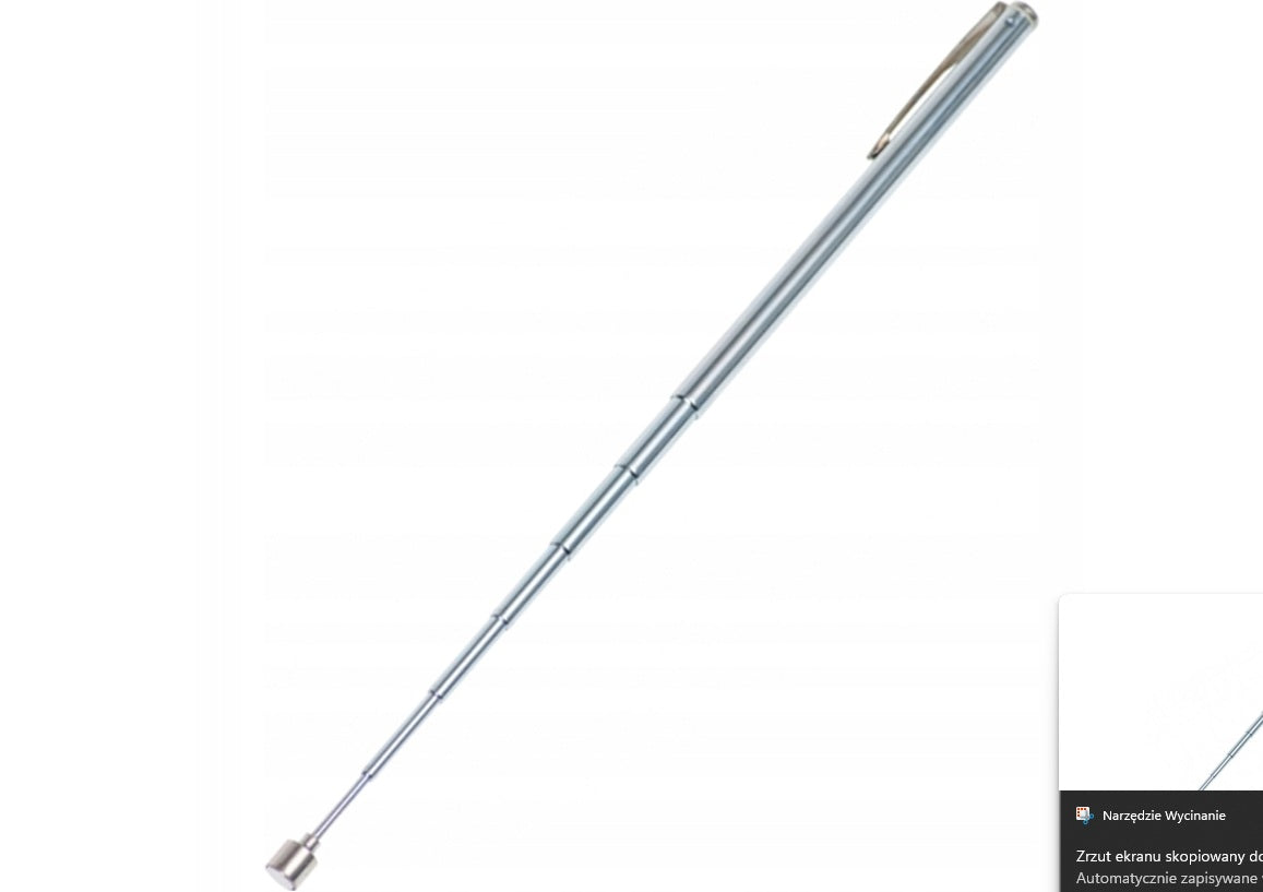 Magnetyczny Chwytak Teleskopowy do Śrubek i Metalowych Elementów